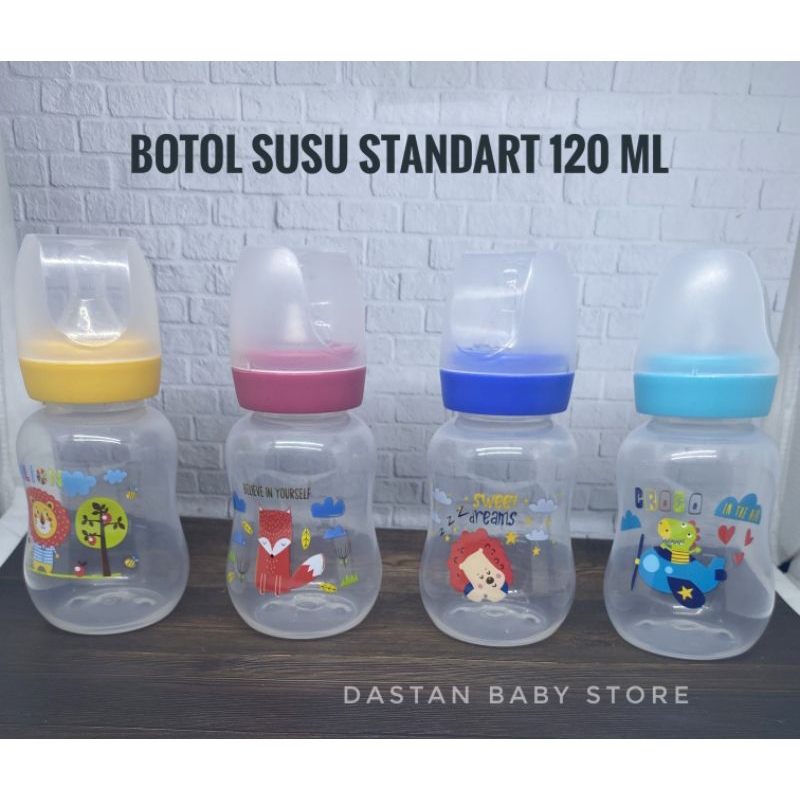 Botol Susu Sedotan Standart 120 ml