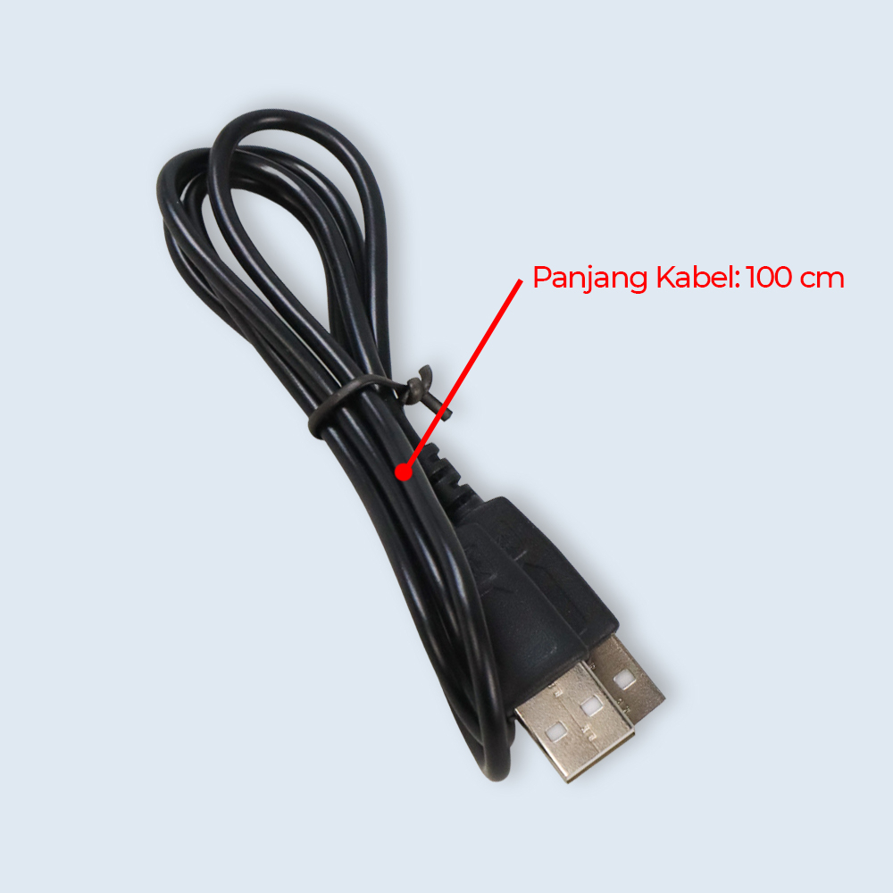 Kabel USB Male ke USB Male Untuk Printer 100 cm - Black