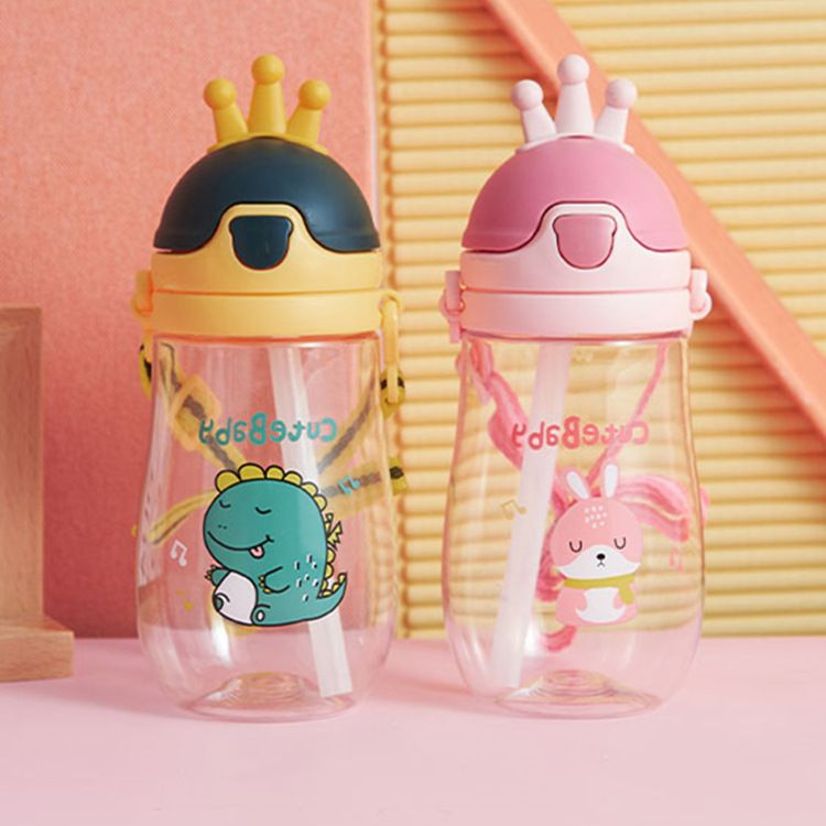 BOTOL MINUM ANAK CUTE BABY 560 ML CLIP IMPORT TIPE CUTE MAHKOTA KODE YQ 6769