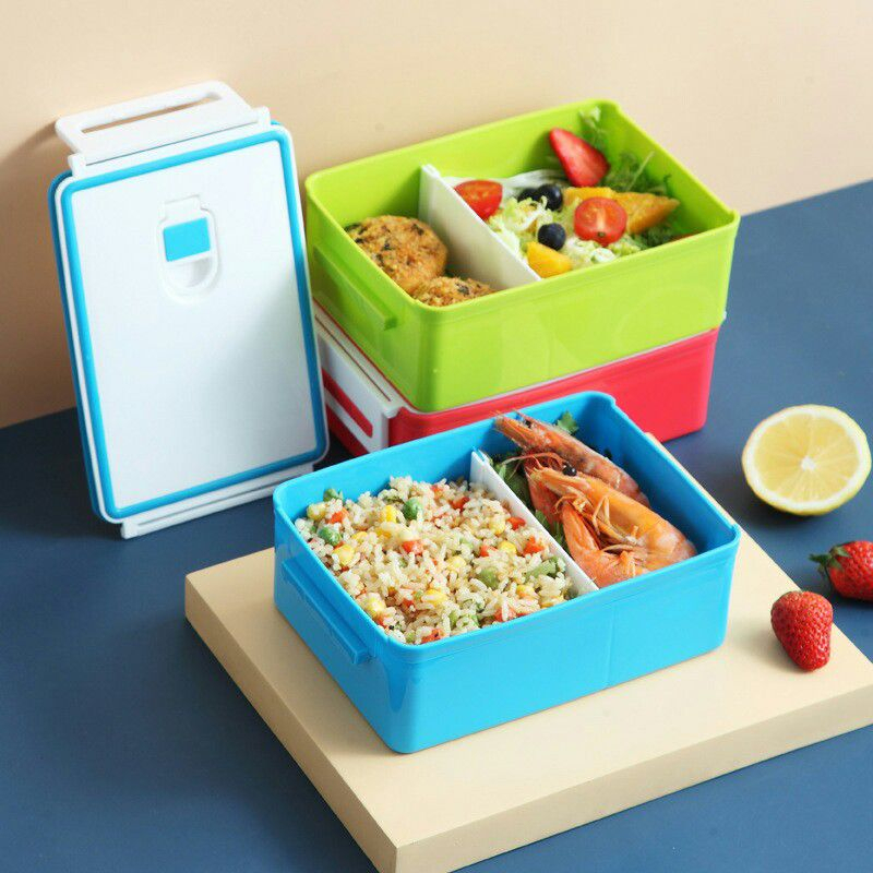 Kotak Makan Bento LUNCH BOX SET Botol Minum 950ml