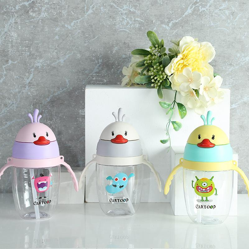 DEOS-TERBARU 350ml BOTOL MINUM ANAK ANAK YQ 6761/BOTOL CANGKIR BAYI WITH SEDOTAN TALI