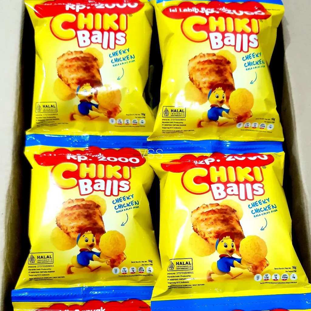 

CHIKI BALLS RENCENG ( 10PCS X 16GR )