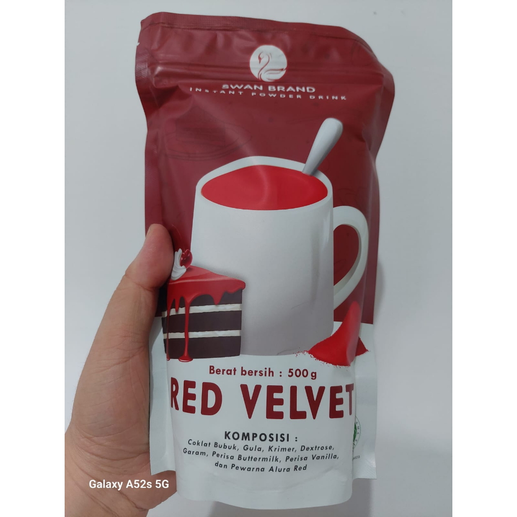 

[oddsolshop] pekanbaru/Swan Brand Red Velvet 500GR Instant Powder Drink Minuman Serbuk Minum Instan