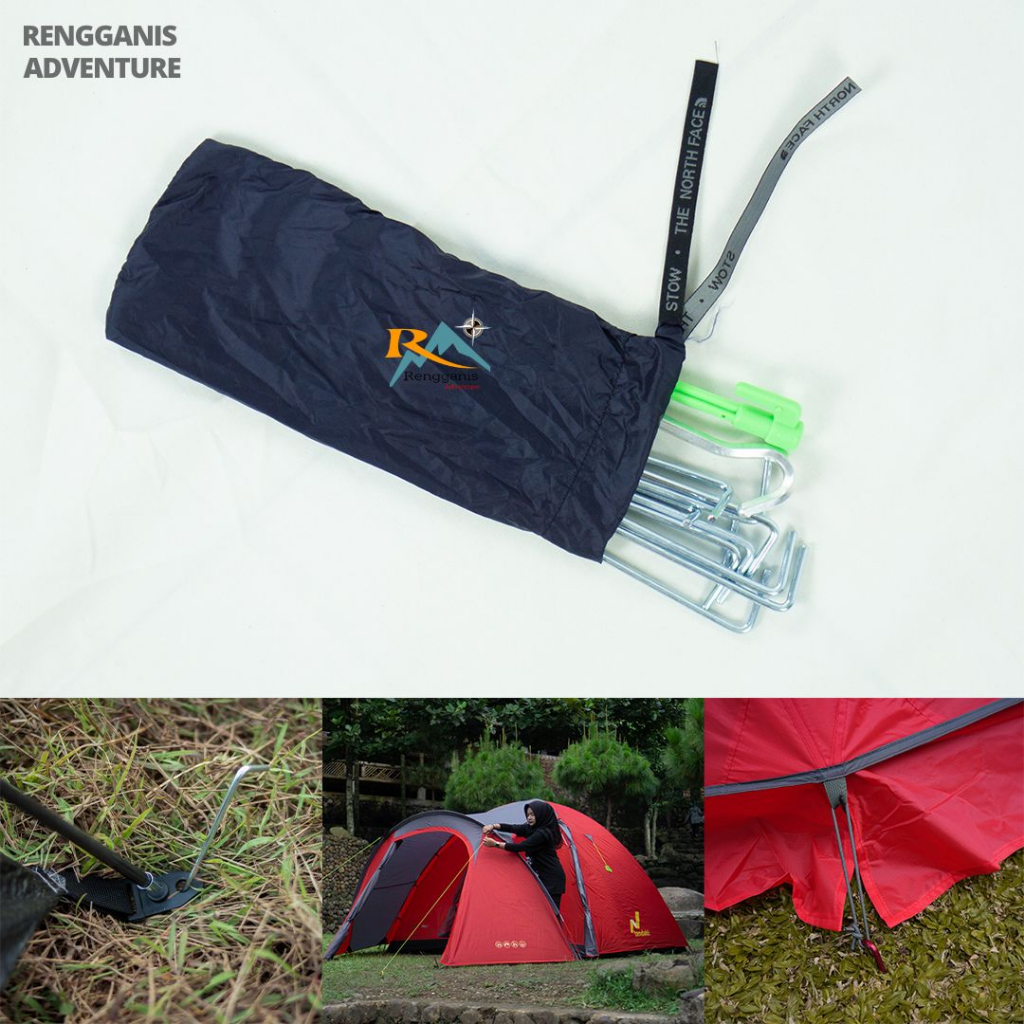SARUNG PASAK TENDA CAMPING SARUNG PASAK ALLOY BESI STAINLESS
