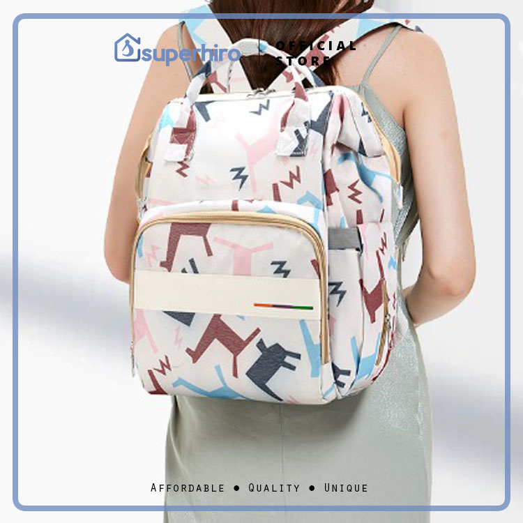 Tas Diaper Bag Backpack Traveling Baby Tas Bayi Ransel