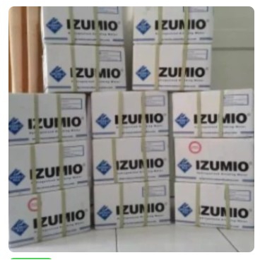 IZUMIO Air Hidrogen Kartonan ASLI ORIGINAL 100%