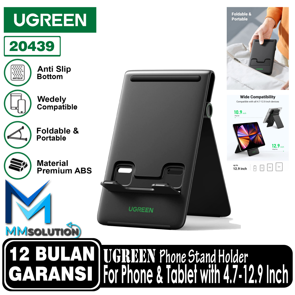 UGREEN Phone Stand Holder Dudukan HP With Height Adjust For HP Tablet