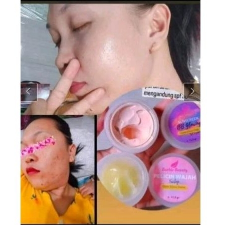 PAKET SUNSCREEN BB GLOWING +  NIGHT CREAM PELICIN BARBIE BEAUTY  (ORI BISA DI SCAN)