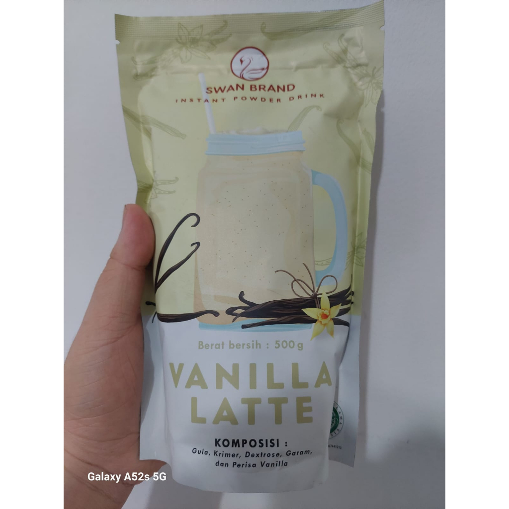 

[oddsolshop] pekanbaru/Swan Brand Vanilla Latte 500GR Bubuk Minum Instan Vanila Late Cafe Drink