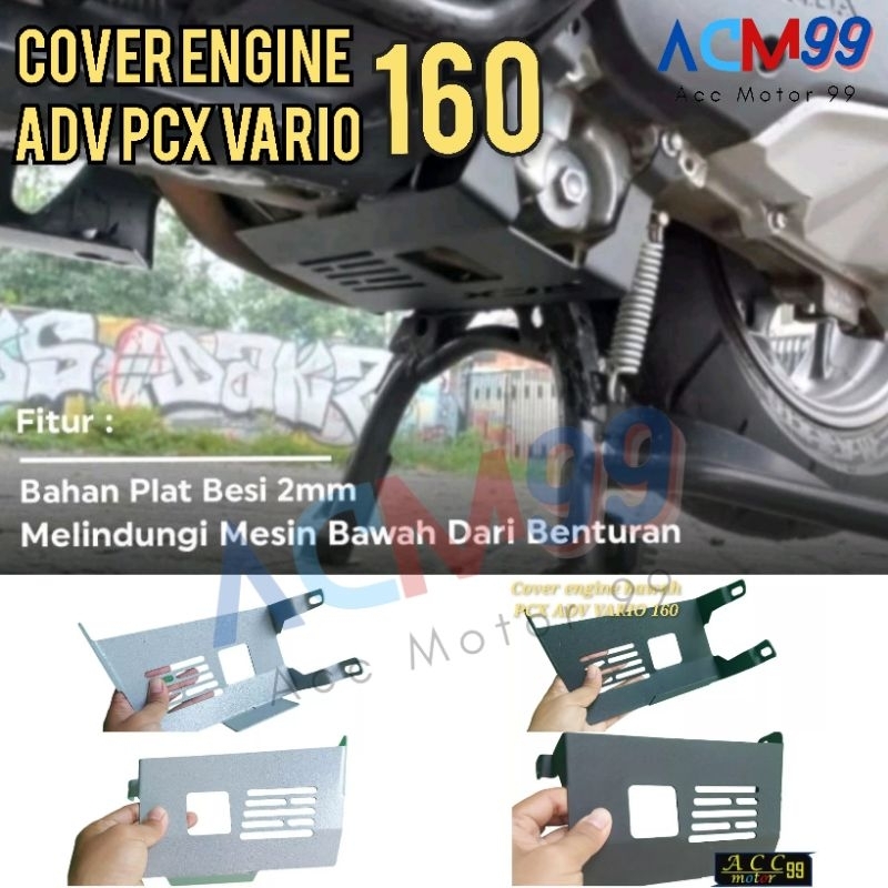 PROMO !! pelindung mesin bawah Cover engine bawah ADV 160 PCX 160 VARIO 160