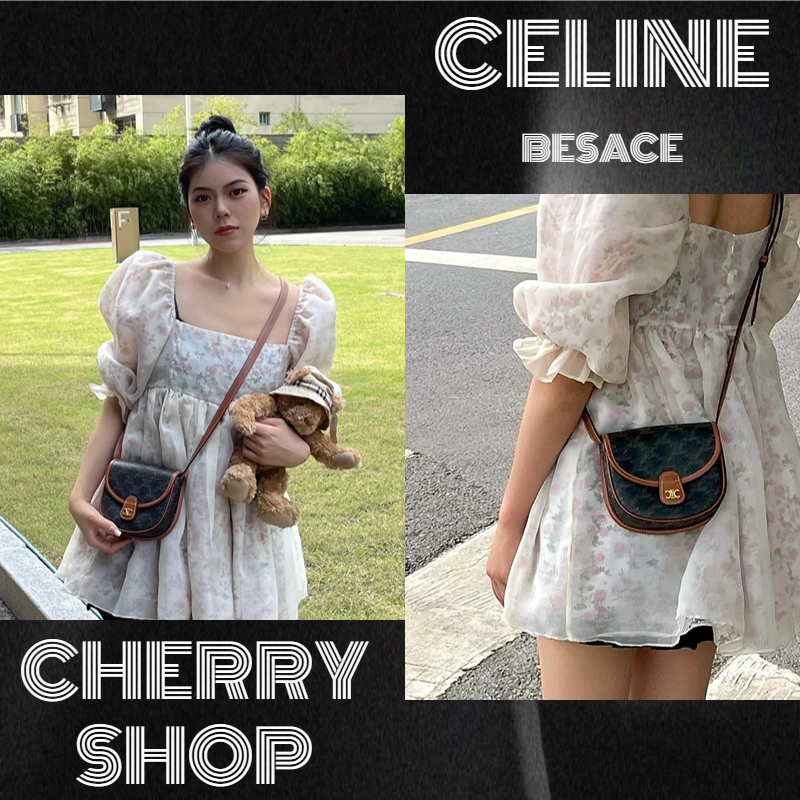 100% authentic✨CELINE BESACE MINI BAG tas bahu Tas pelana wanita