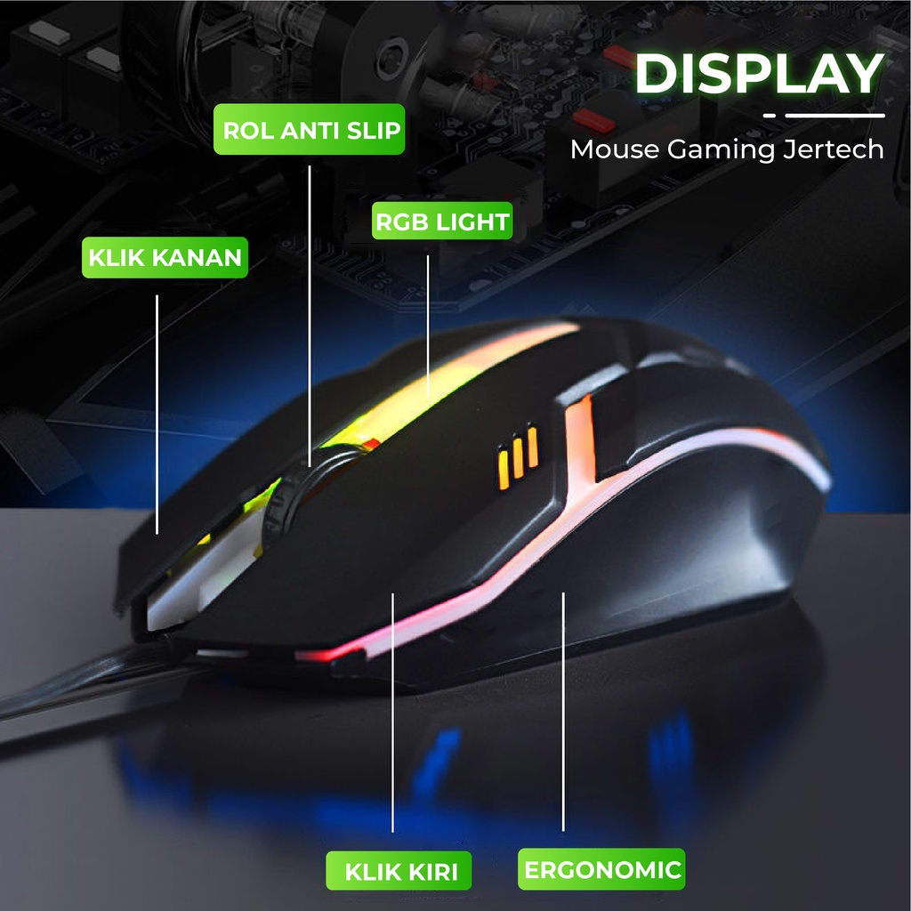 Mouse Gaming M200 1200 DPI dengan RGB Light - XOBOX