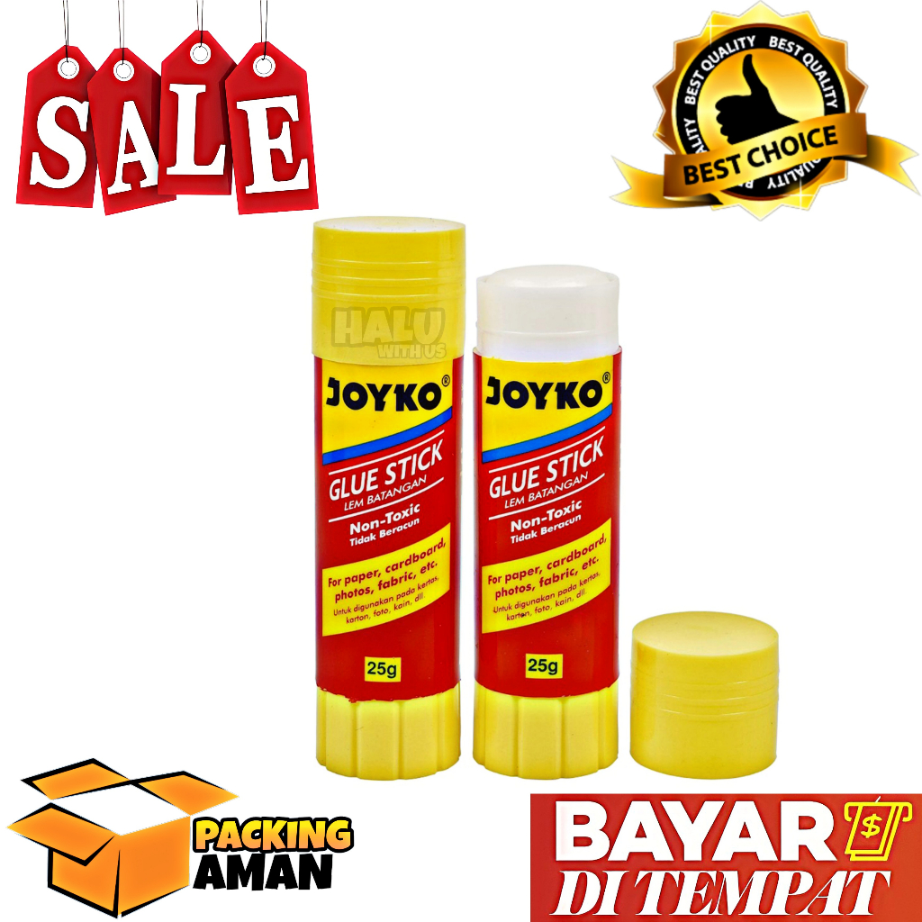 

(BISA COD) PROMO 1 Pcs Glue Stick Lem Batang Joyko GS-09 8gr / Alat Perekat