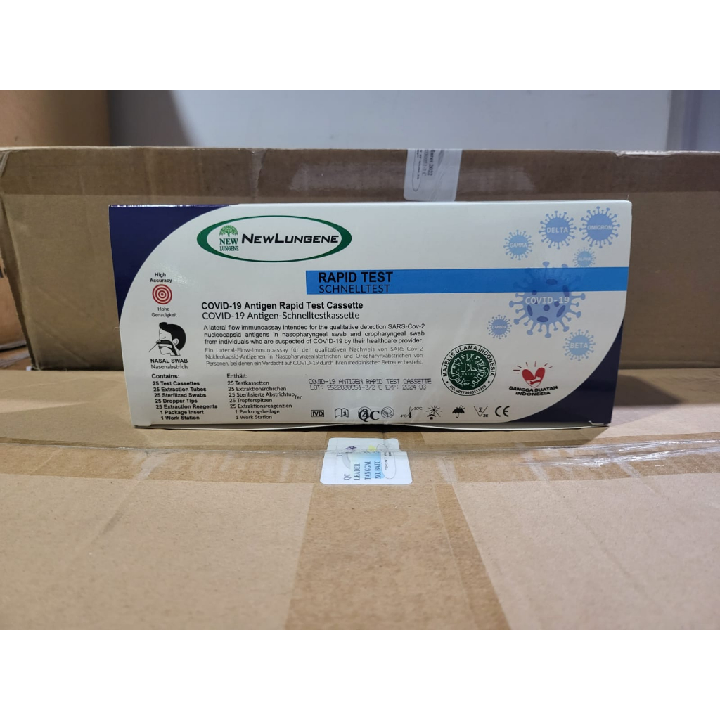 Alat Tes Covid Lungene AKL Ecer Swab Antigen Original