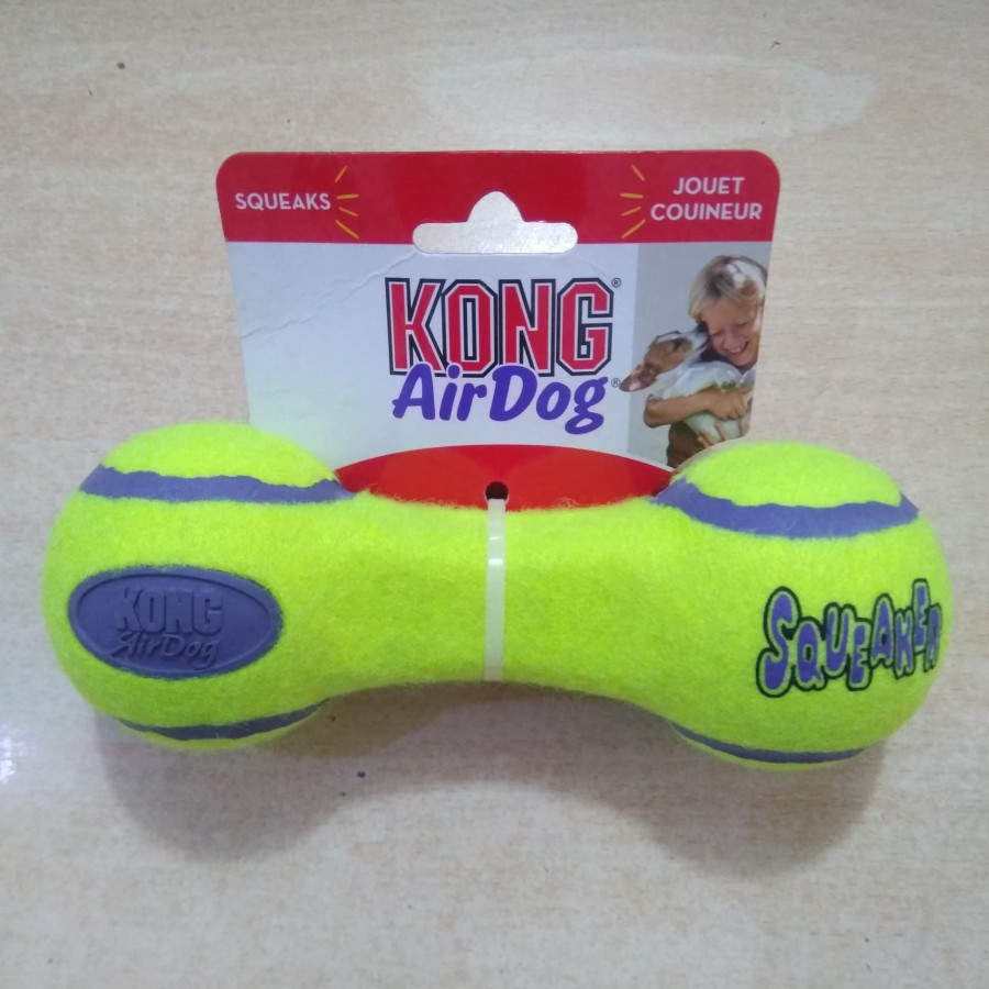 KONG ASDB3 Mainan Anjing Airdog Squeaker Dumbbell Small