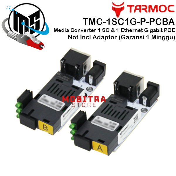 Tarmoc TMC-1SC1G-P-PCBA | 1 FO 1 LAN Gigabit | POE IN 5-24V | HTB GS03 PCB