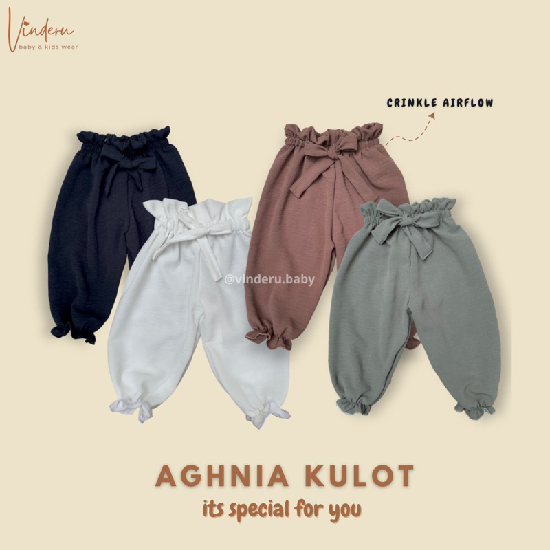 (VINDERU) Aghnia Kulot bayi/kulot baby, Celana Panjang, Pants