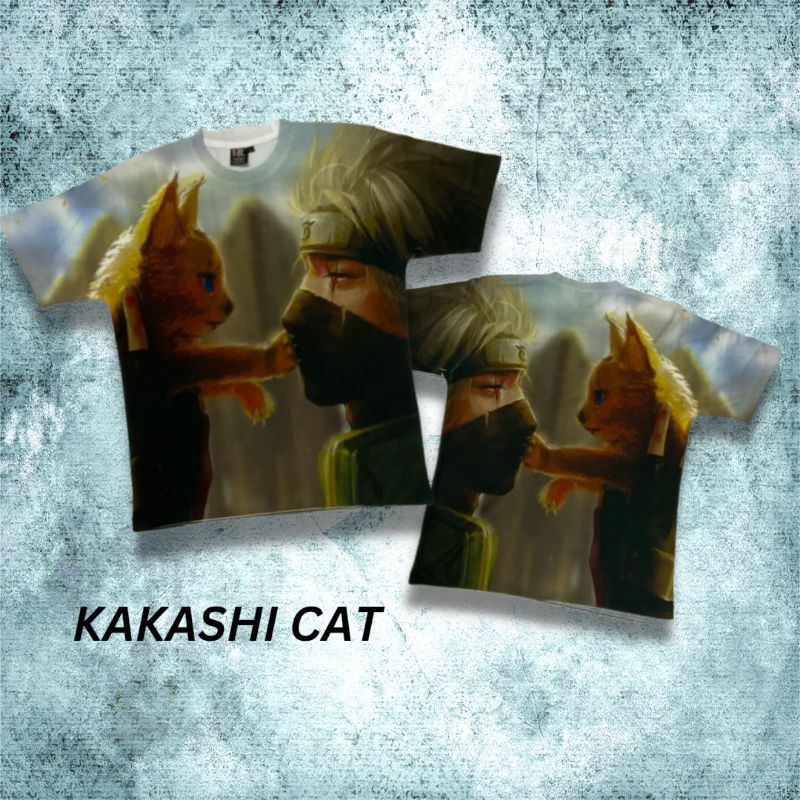 KAOS TAG THAILAND NARUTO KAKASHI MIX AOP (ALL OF PRINT) | KAOS CARTOON KARTUN ANIME KOMIK COMIC FULL