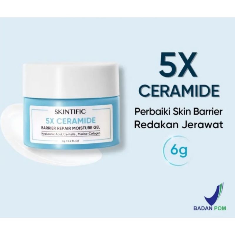 SKINTIFIC 5x Ceramide Barriee Repair Moisture Gel 6g (travel size)