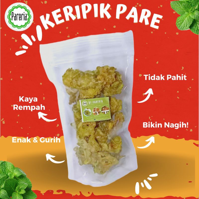 

Keripik Pare Tepung Tipis Kaya Rempah By Pareria