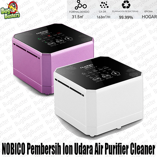 NOBICO Pembersih Ion Udara Air Purifier Cleaner - J008 - WhiteNegative Ion Generator Air Purifier fo