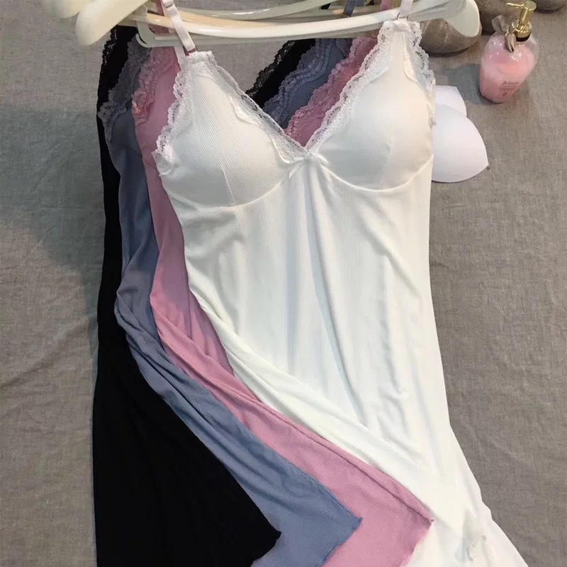 Wanita Import Lingerie Dress piyama baju seksi piyama sexy wanita dress dengan cup bra Import korea sexy baju tidur loungewear baju tidur sexi