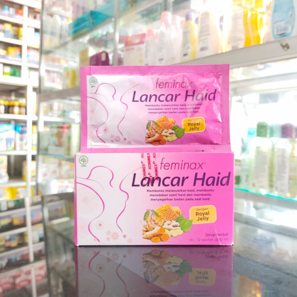 FEMINAX LANCAR HAID 1 SACH @15ML obat pereda nyeri haid feminax