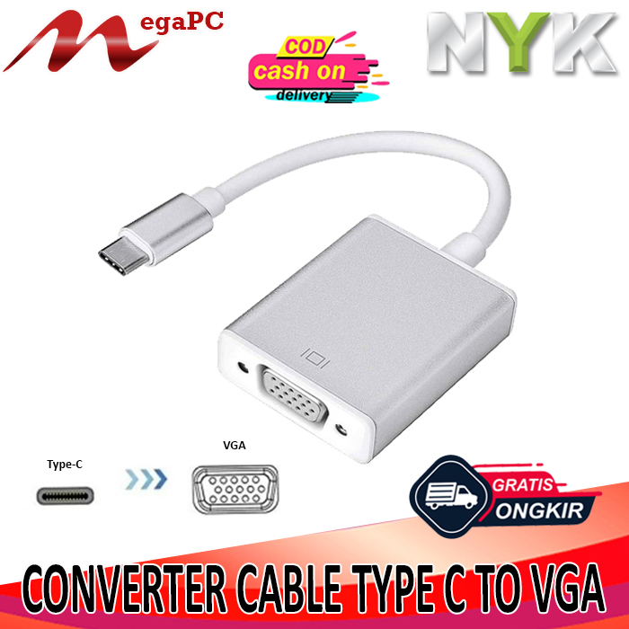 Converter Cable TYPE C TO VGA