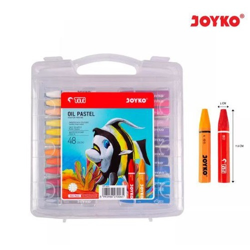 

Crayon Joyco 48 Warna Oil Pastel / Krayon Titi Joyco 48 (Per Set)