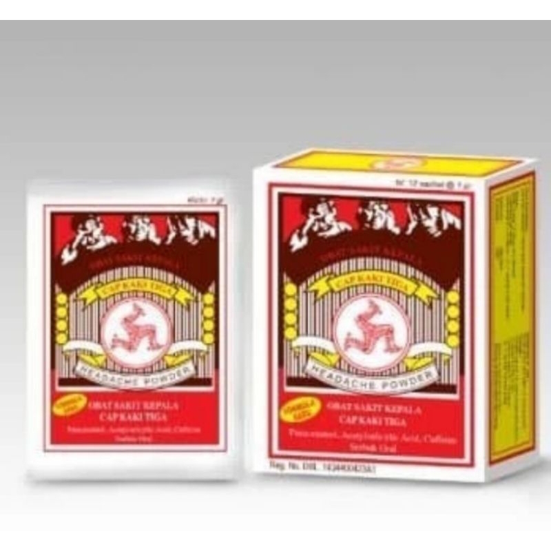 PUYER SAKIT KEPALA CAP KAKI TIGA