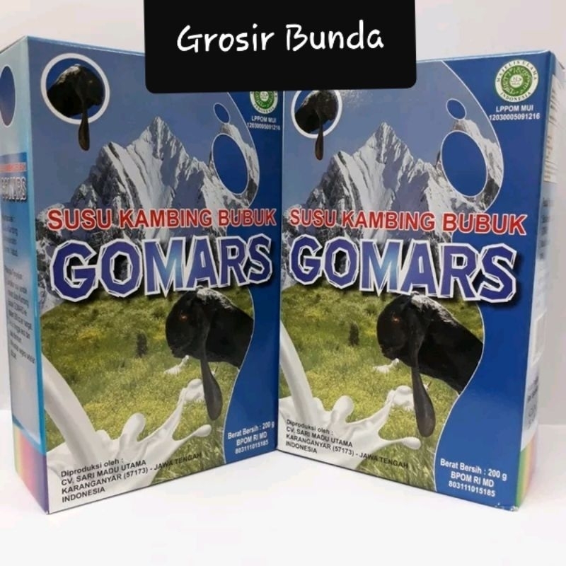 

Susu Kambing Ettawa Gomars 200 Gram / Susu Kambing Etawa / Pernapasan Sendi Tulang