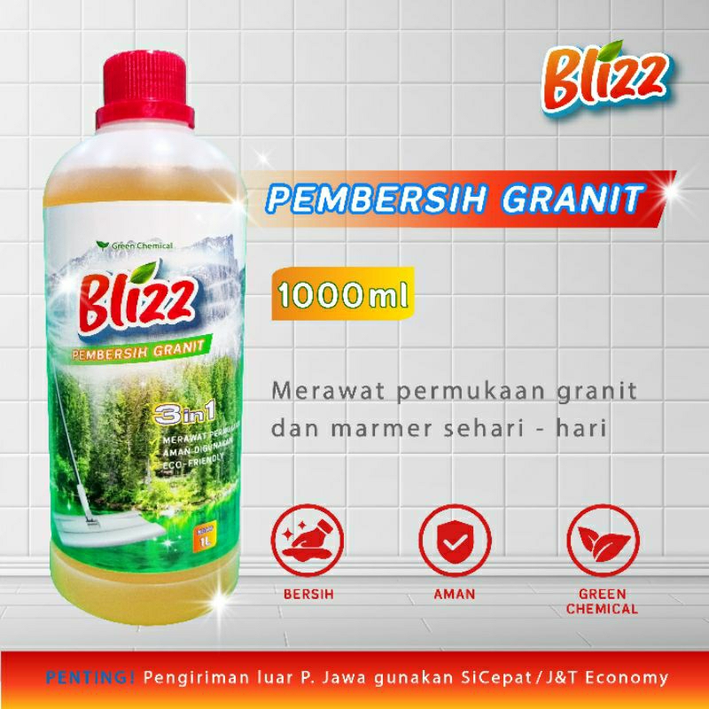 Blizz Pembersih Granit - Perawatan Lantai Granit & Marmer (1 L)