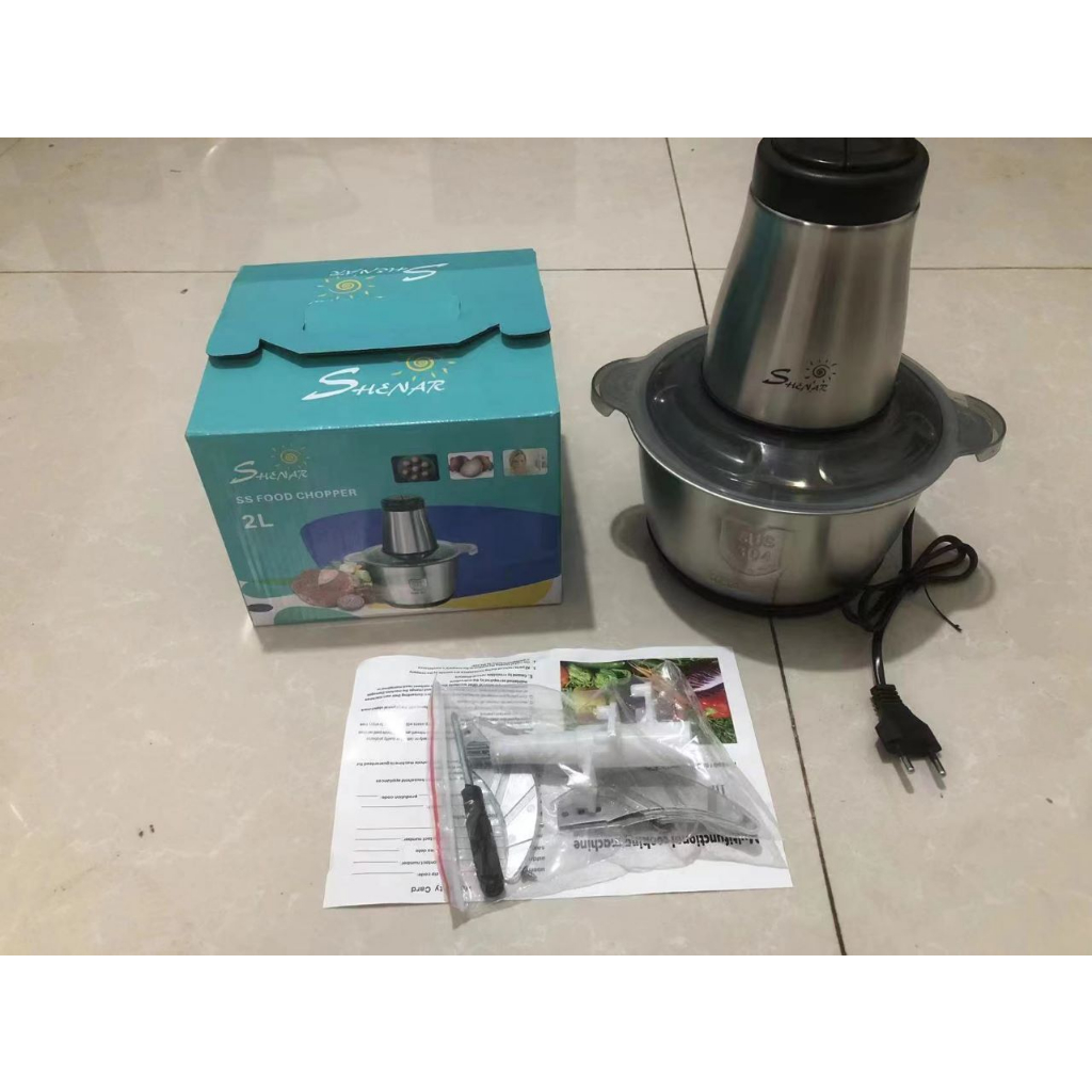 TERBARU-BLENDER CAPSULE CUTTER ELEKTRIK MEAT GRINDER FOOD PROCESOR/BLENDER KAPSUL 2L