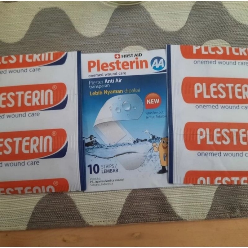 Plaster Anti Air Transparan Plasterin per box isi 10 pcs dan 100 pcs