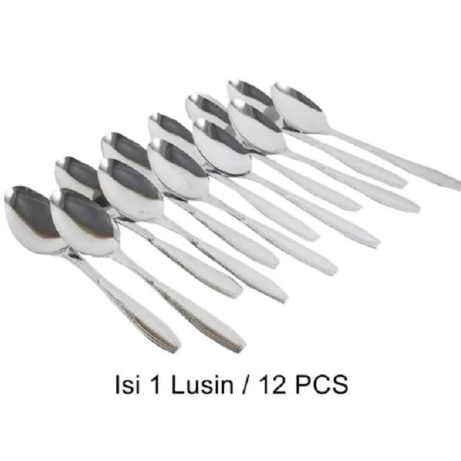 Sendok Makan Glowsy GSF 888 Stainless 12 Pcs Eating Spoon Cutlery