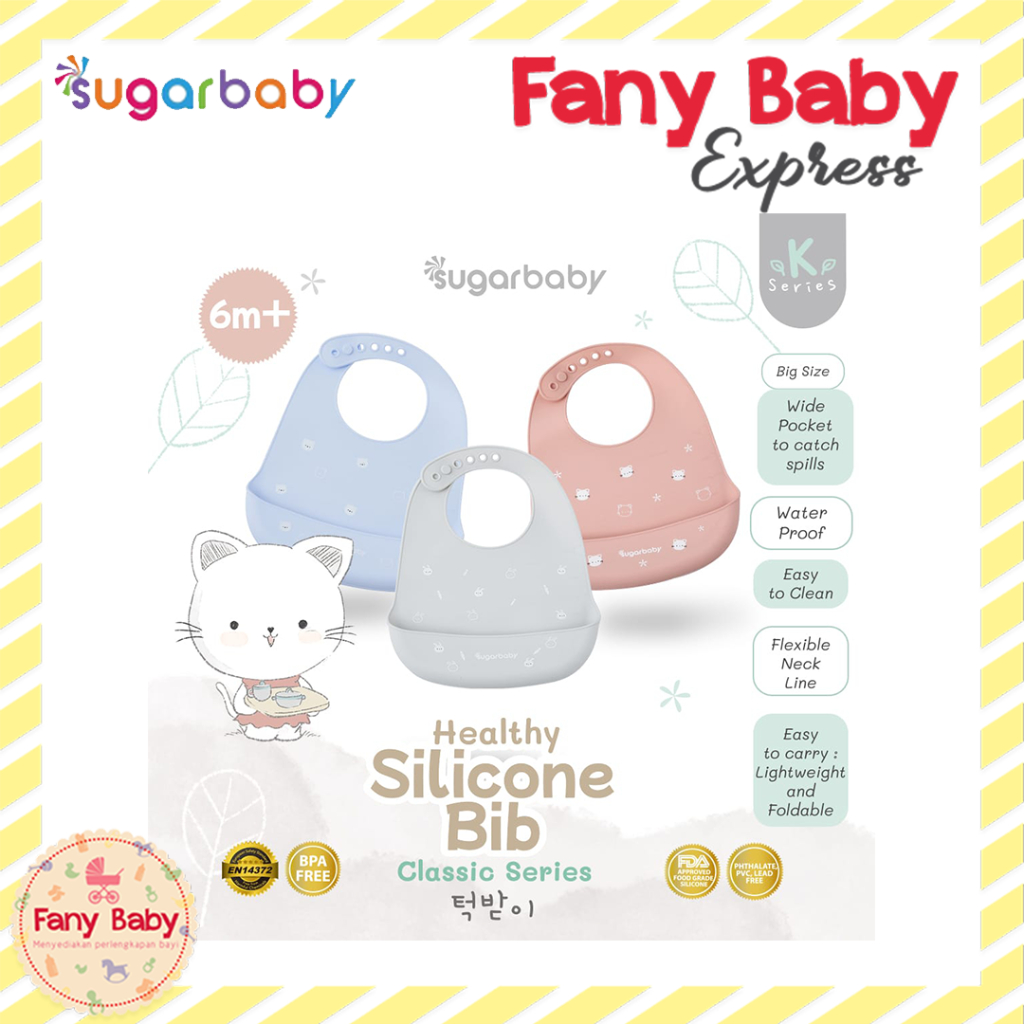 SUGAR BABY PREMIUM HEALTHY SILICONE BIB