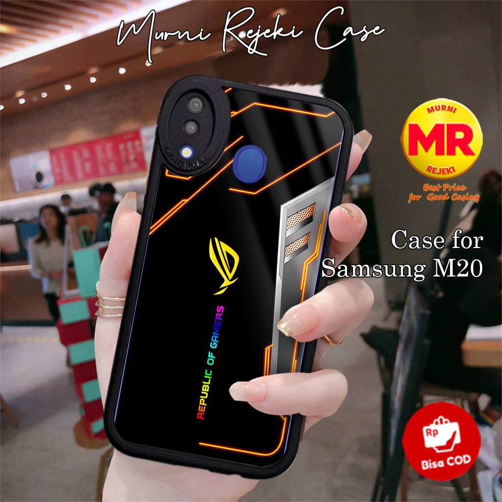 Casing Hp Samsung M20 Case Samsung M20 Motif ROG 001 Case lucu Casing Samsung Case Anime Softcase Ha
