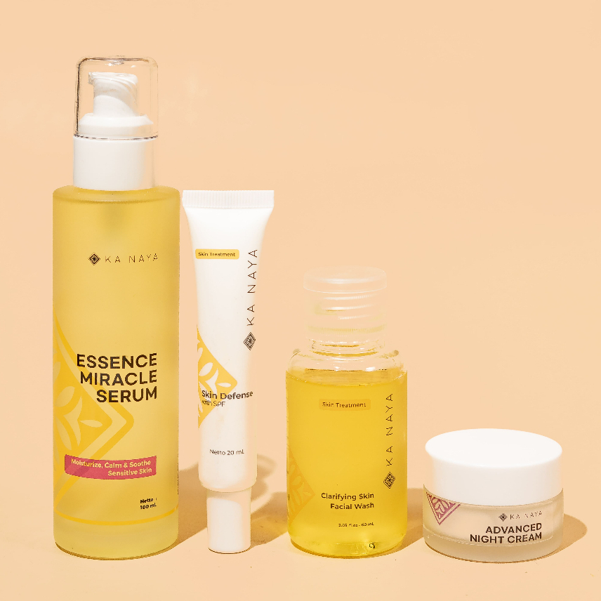 Ka Naya Paket Skincare Refulgent Pelembab Wajah Pria - Pelembab Wajah Pria - Masker Mencerahkan Waja
