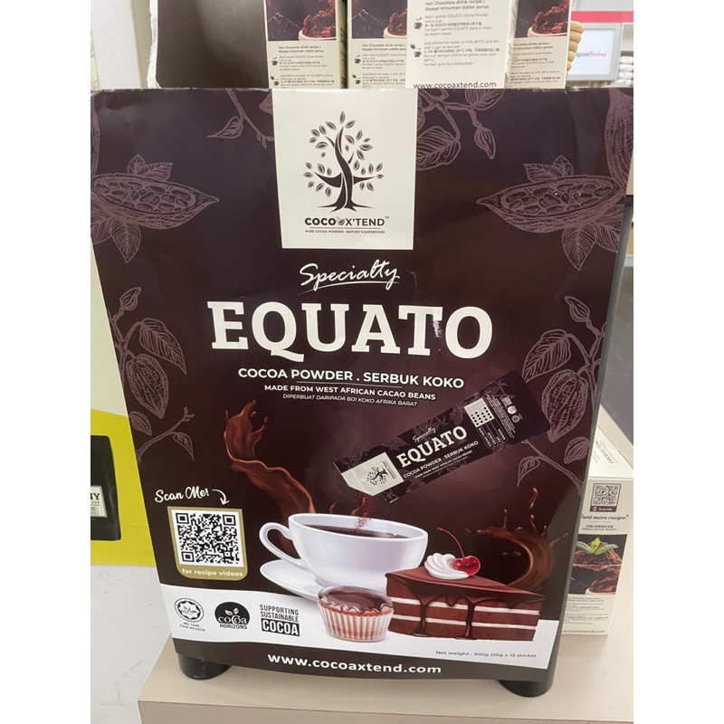 EQUATO Sachet Coco Powder No Sugar Rasa Istimewa