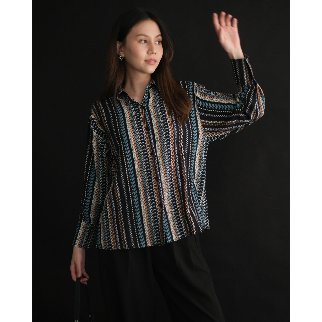 Myrubylicious WAFIYA SHIRT KODE BN2522 | KEMEJA | KEMEJA WANITA | KEMEJA LENGAN PANJANG | KEMEJA MOTIF