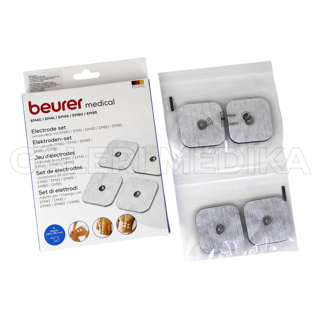 Electrode Set atau Pad untuk Beurer EM 41/ EM 49/ EM 80 ( 1 Box Isi 8Pcs ) / Pad Beurer EM41 / EM49 / EM81