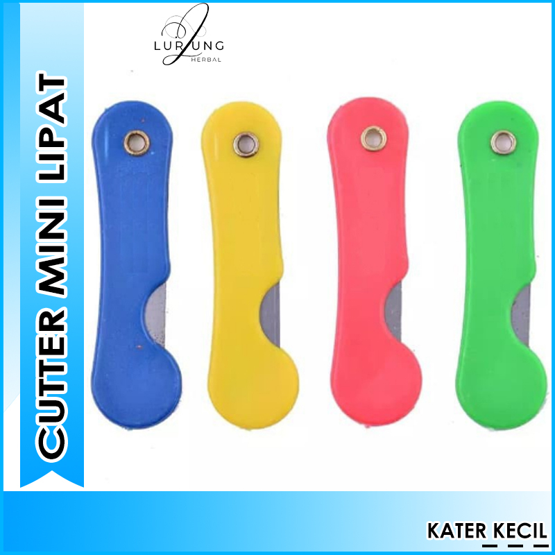 Cutter Mini Lipat Kater Kecil Pisau Kater Mini Murah Premium