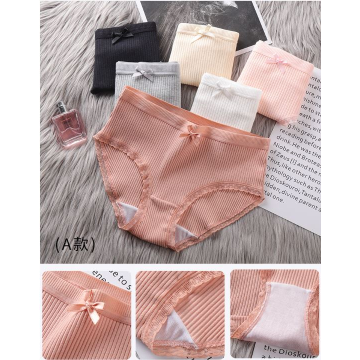 TJM CD401 Celana Dalam Wanita Renda Pita Pakaian Dalam CD Seksi high quality Import