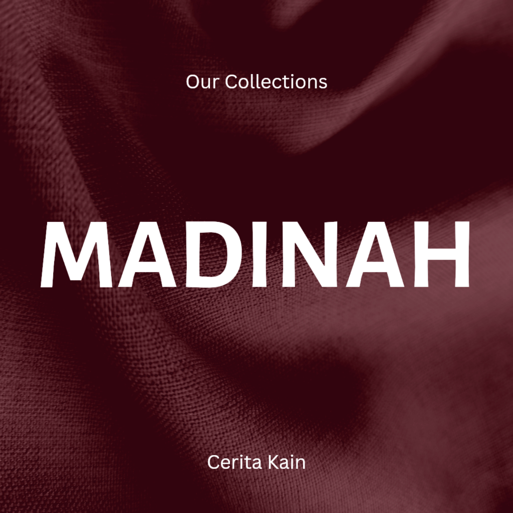 ECERAN 1 METER lKATUN MADINAH lKAIN COTTON MADINAH BAHAN GAMIS ADEM