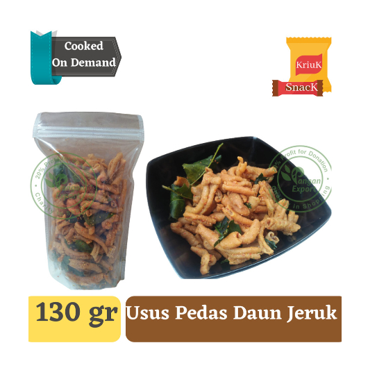 

Usus Pedas Daun Jeruk , Usus Pedas Thailand , Usus Crispy Kriuk gurih