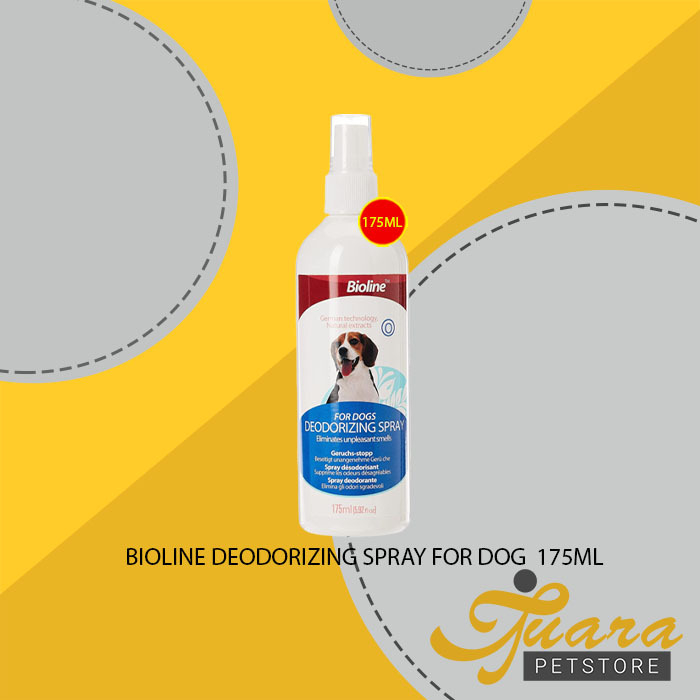 Penghilang Bau Hewan Anjing Bioline Dog Deodorizing Spray 175 ML