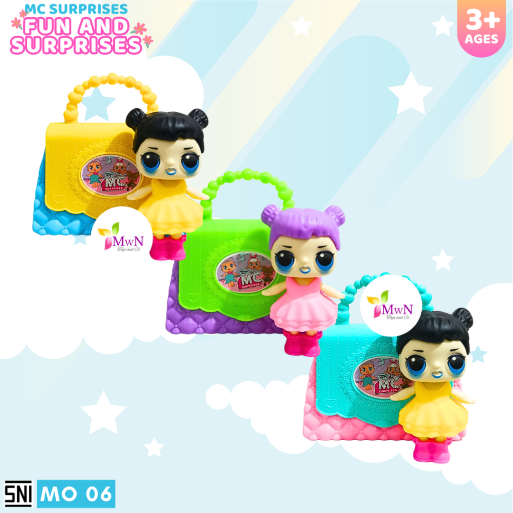 MWN Mainan Boneka MC Fun and Surprises MO 06