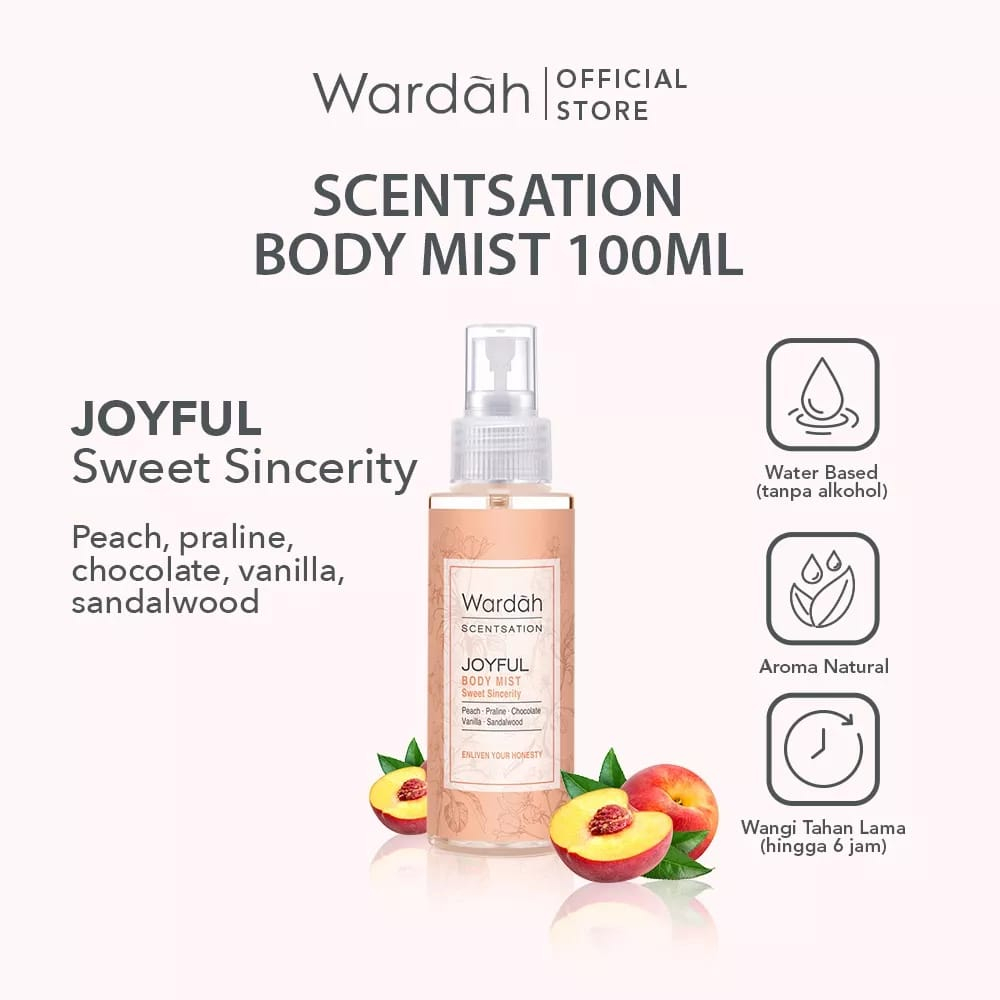 Wardah Scentsation Body Mist 100ml