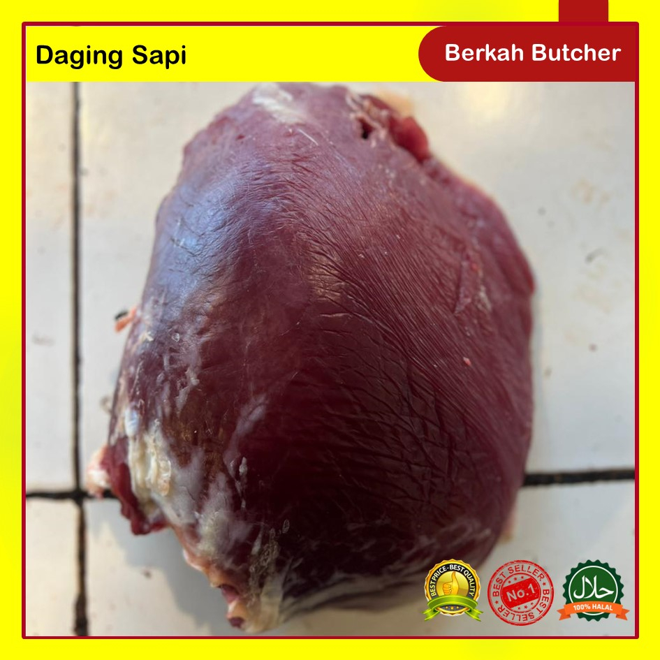 Daging Sapi Segar, Paha Belakang, Daging Rendang 1kg - Berkah Butcher