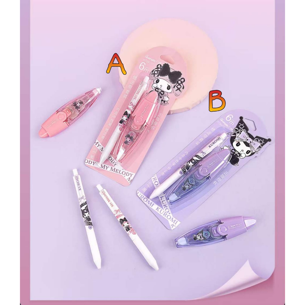 

SET PULPEN + TIP EX ROLL ORI MELODY KUROMI